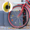 Décoration de roue de vélo multicolore