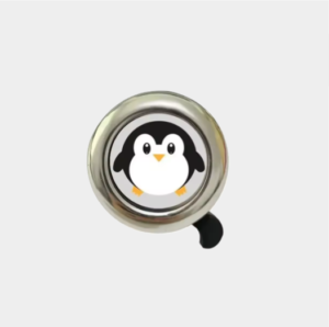 Sonnette vélo enfant coloré avec animal