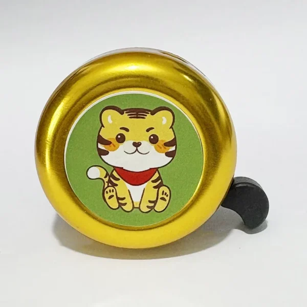 Sonnette vélo enfant coloré avec animal