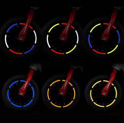 autocollants_jantes2 Autocollants réfléchissants pour roues de vélo enfant